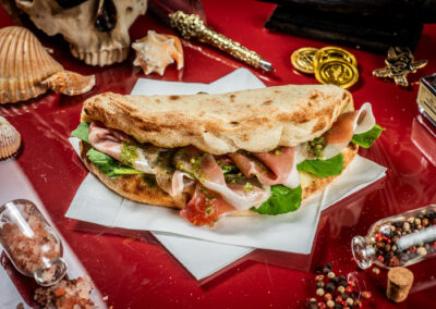 Pizza Sandwich Cara de Mau